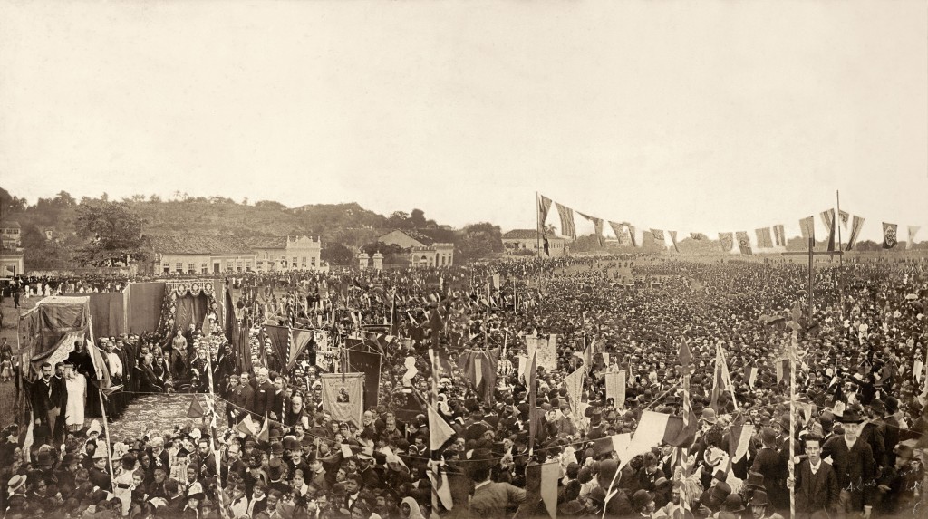 Antonio Luiz Fereira. Missa campal celebrada em ação de graças pela Abolição da Escravatura no Brasil, 1888. São Cristóvão, Rio de Janeiro. 